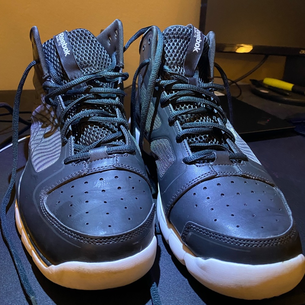 Gray Reebok Basketball sneakers men size 10